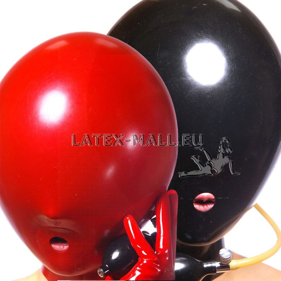 Latex inflatable masks